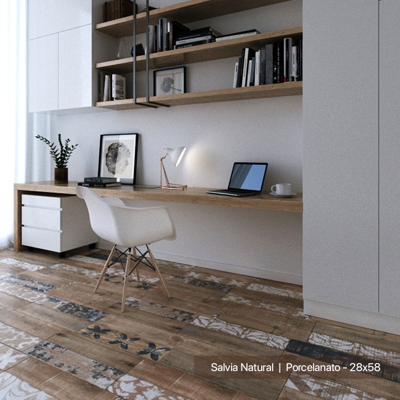 Salvia Natural Porcelanato Madera